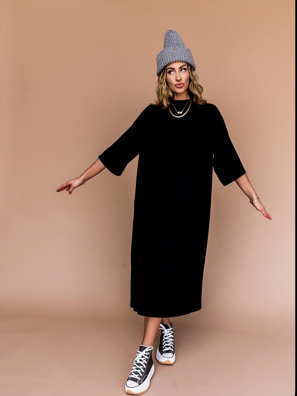 Dressed in LaLa Ozzy Dress in Black Size Small